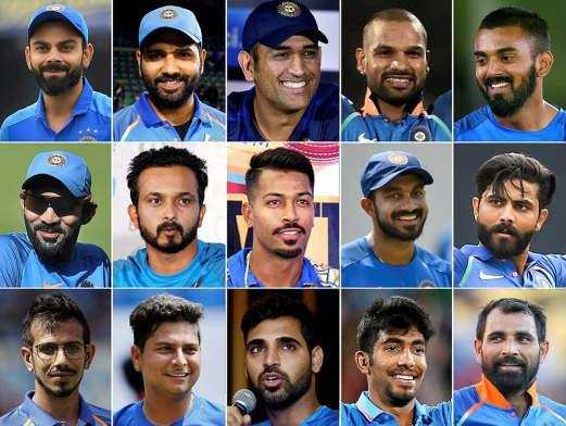 बीसीसीआई ने 15 सदस्यीय भारतीय क्रिकेट टीम का ऐलान