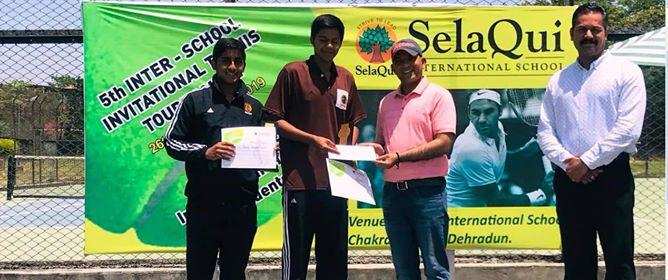 सेलाकुई इंटरनेशनल स्कूल ने टेनिस डबल्स खिताब जीता